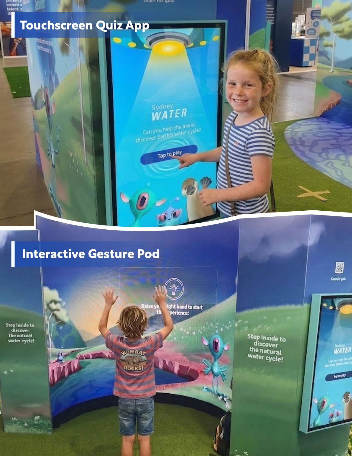 Touchscreen Quiz App - Sydney Water
