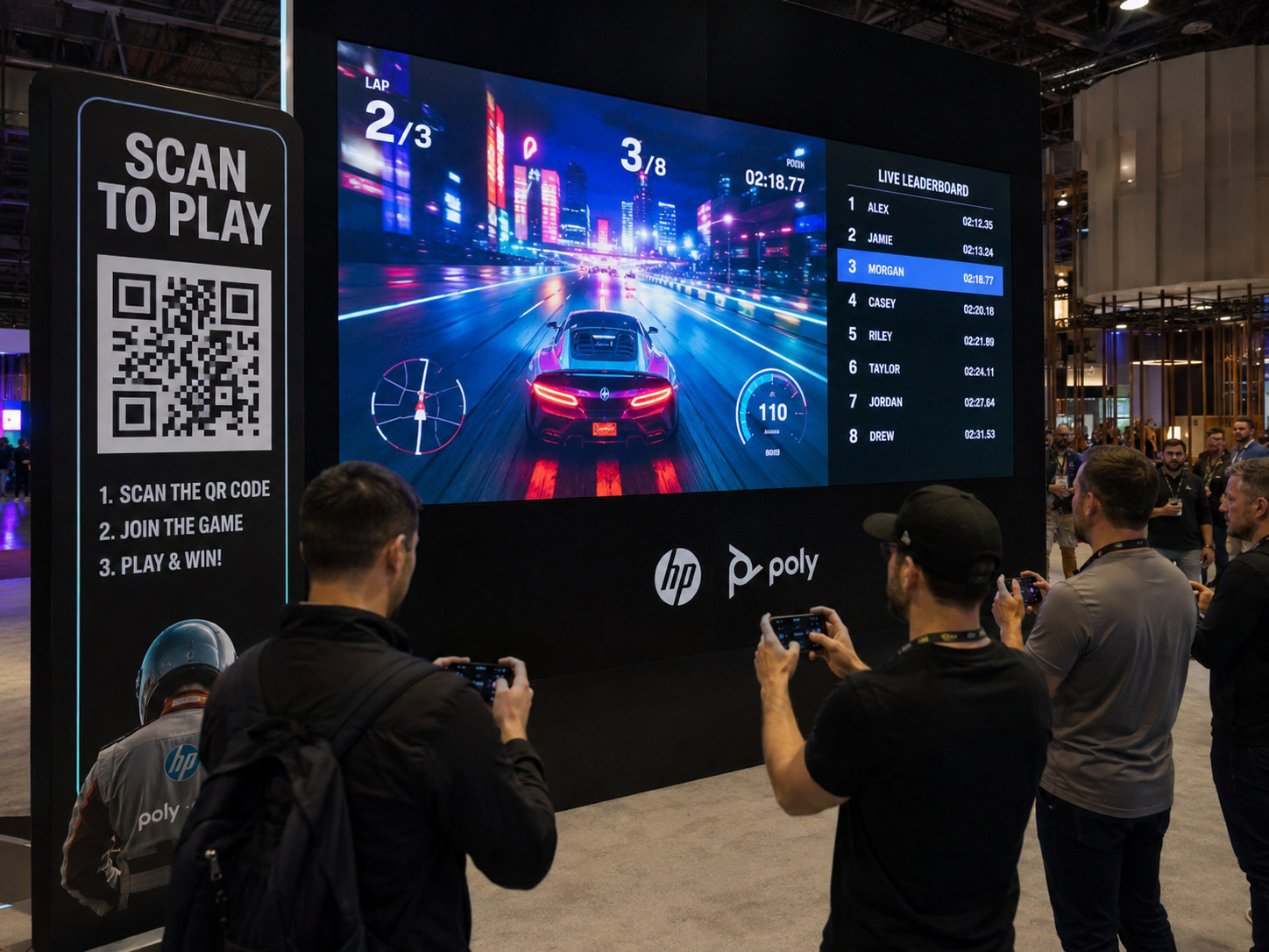 Branded Big-Screen Mobile Controlled Games
